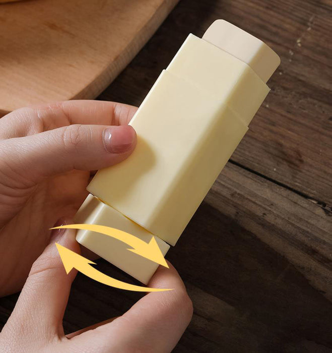 Hand Holding Rotary Roll Out Butter Spreader Kitchen Gadgets Baking Butter Spreader