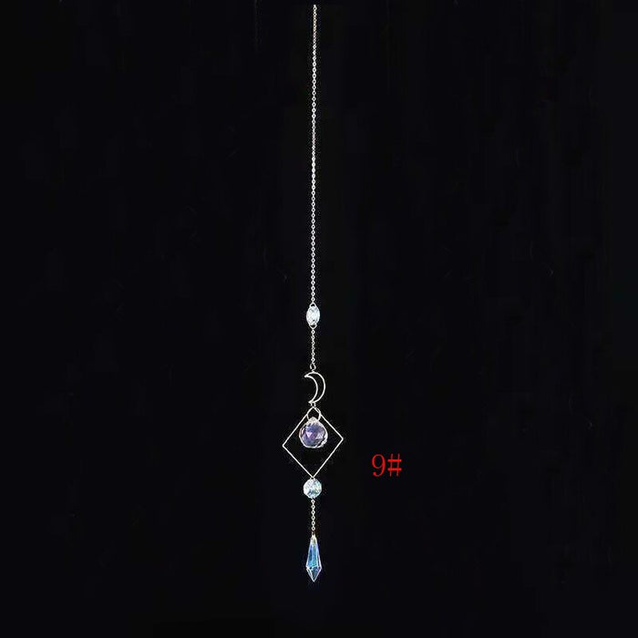 1PCS Crystal Suncatcher Ball Prisms Handmade Rainbow Maker Hanging Drop Pendants Wedding Home Garden Decor