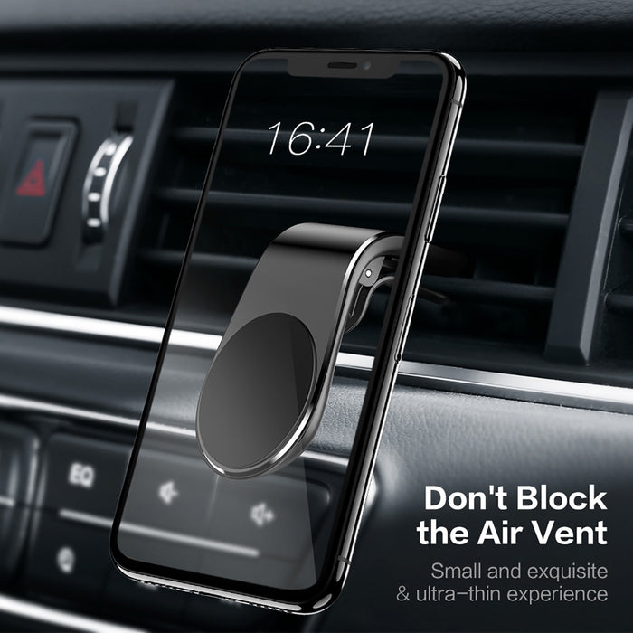 eThings Magnetic Car Phone Holder L Shape Air Vent Mount Stand in Car GPS Mobile Phone Holder For iPhone X Samsung S9 Xiaomi - eZthings USA WE SORT ALL THE CRAZIEST GADGETS, GIZMOS, TOYS & TECHNOLOGY, SO YOU DON'T HAVE TO.
