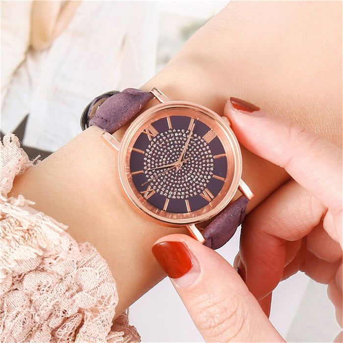 Relojes de lujo Reloj de cuarzo Reloj de pulsera informal con esfera de acero inoxidable 