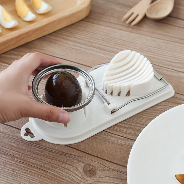 Creative Egg Cutter Fancy Egg Slicer Practical Kitchen Gadgets