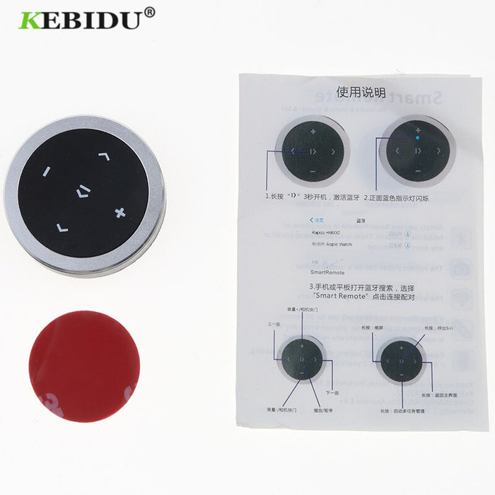 eThings Kebidu Wireless Bluetooth Media Steering Wheel Remote Control mp3 Music Play for Android IOS Smartphone Control Car Kit Styling - eZthings USA WE SORT ALL THE CRAZIEST GADGETS, GIZMOS, TOYS & TECHNOLOGY, SO YOU DON'T HAVE TO.