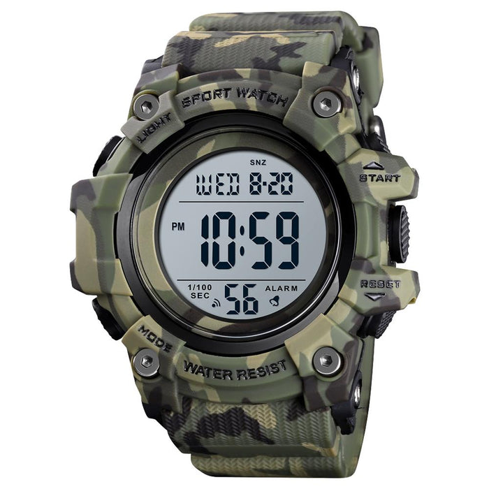 SKMEI  1552 Fashion Men Sport Watch Luxury Watches Stopwatch Countdown Digital Watch 50Bar Waterproof Military Watch Clock For Mens