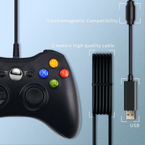 eThings DATA FROG USB Wired Gamepad for Xbox 360 /Slim Controller for Windows 7/8/10 Microsoft PC Controller Support for Steam Game - eZthings USA WE SORT ALL THE CRAZIEST GADGETS, GIZMOS, TOYS & TECHNOLOGY, SO YOU DON'T HAVE TO.