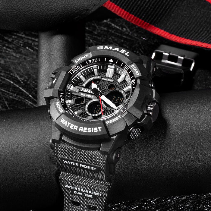 SKMEL 1809 Relojes para hombre Militar 50 m Reloj deportivo resistente al agua Camuflaje Stopwacth Reloj despertador LED para hombre 1809B relogio masculino Reloj para hombre