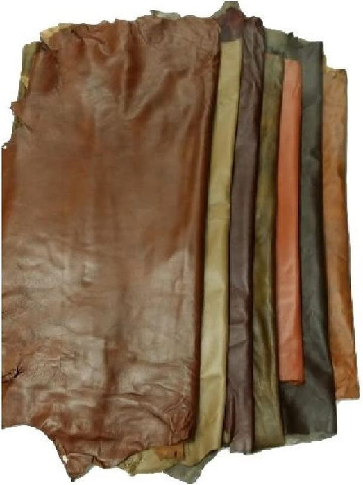 REED Leather HIDES - Whole Sheep Skin 7 to 10 SF for Arts and Crafts (Antique Brown) - eZthings USA WE SORT ALL THE CRAZIEST GADGETS, GIZMOS, TOYS & TECHNOLOGY, SO YOU DON'T HAVE TO.