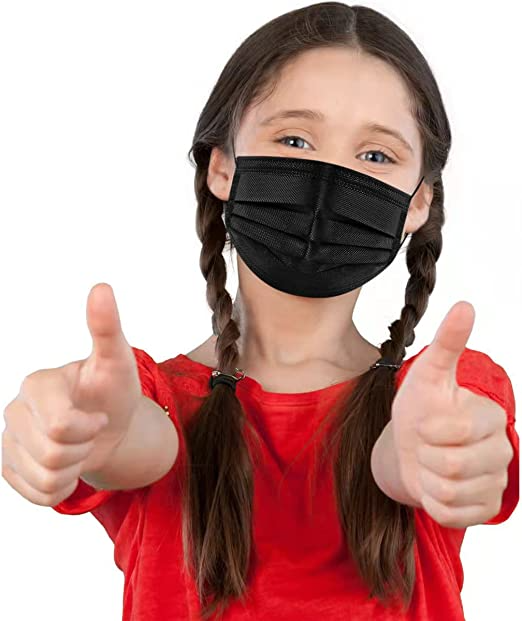 Children's Disposable 3 Ply Filter Face Mask for Personal Protective Safety (50 Kids Masks) - eZthings USA WE SORT ALL THE CRAZIEST GADGETS, GIZMOS, TOYS & TECHNOLOGY, SO YOU DON'T HAVE TO.