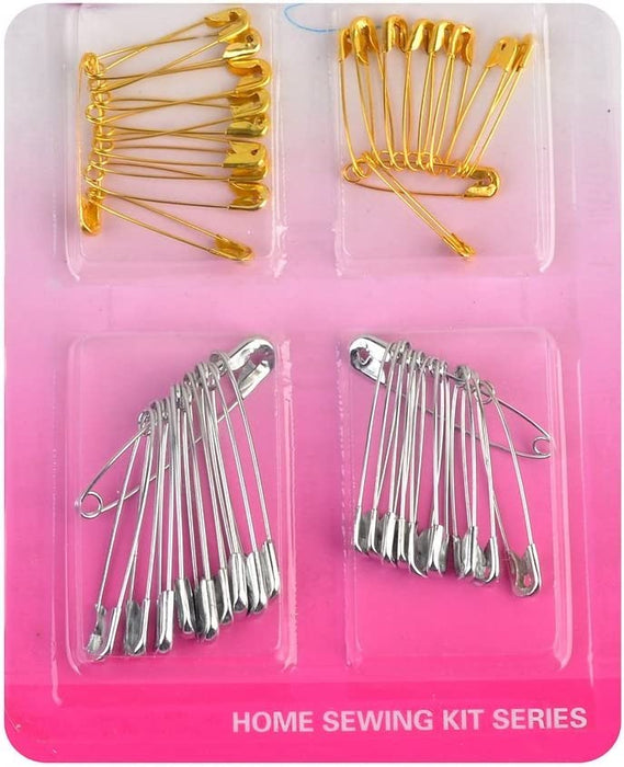 eZthings® Safety Pins Set for Arts and Sewing Crafts (Gold and Silver) - eZthings USA WE SORT ALL THE CRAZIEST GADGETS, GIZMOS, TOYS & TECHNOLOGY, SO YOU DON'T HAVE TO.