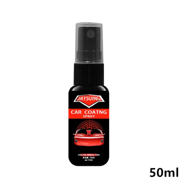 Revestimiento en aerosol de cerámica, sellador en aerosol para esmalte de coche, capa superior, nanorevestimiento rápido, 30/50ML, capa rápida, brillo de lavado sin agua de cerámica 