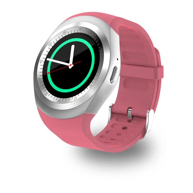 Reloj inteligente eThings Bluetooth Y1 reloj inteligente Android llamada telefónica GSM Sim cámara remota pantalla de información podómetro deportivo