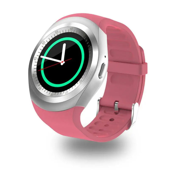 Reloj inteligente eThings Bluetooth Y1 reloj inteligente Android llamada telefónica GSM Sim cámara remota pantalla de información podómetro deportivo