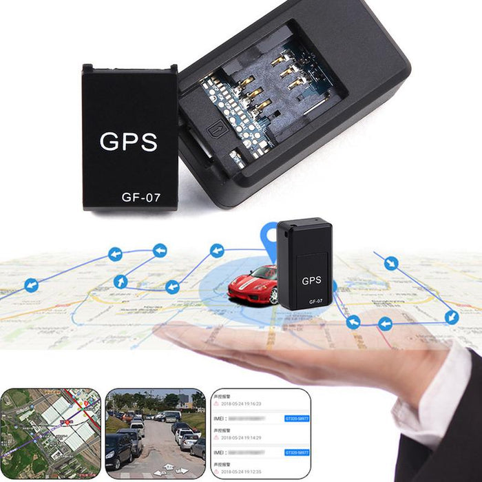 Mini GF07 GPRS localizador de rastreador GPS de coche dispositivo de seguimiento de grabación antipérdida Control de voz puede grabar