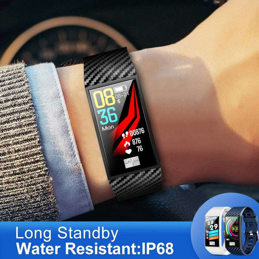 eZthings  DT58 Smart Bracelet With Heart rate Monitor ECG Blood Pressure IP68 Fitness Tracker Wrisatband Smart Watch
