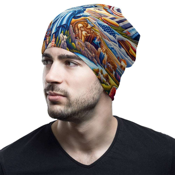 Freedom NYC Liberty Dream USA Full print Pullover cap