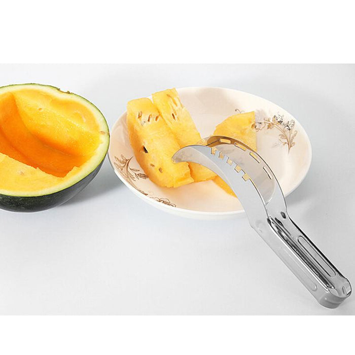 Stainless Steel Watermelon Slicer Corer Server Melon Smart Slicer Knife For Watermelon Cantaloupe Fruit Slicer kitchen Gadgets