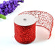 Decorative Designer Sparkly Sheer Fabric Ribbons for Party Decor and Gift Baskets (10 Yard, Red(3.5" Width)) - eZthings USA WE SORT ALL THE CRAZIEST GADGETS, GIZMOS, TOYS & TECHNOLOGY, SO YOU DON'T HAVE TO.