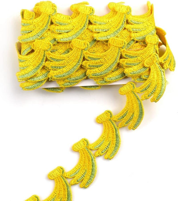 eZthings® Designer Decorating Lace and Trims for Sewing and Craft Projects (3 Yard, Banana) - eZthings USA WE SORT ALL THE CRAZIEST GADGETS, GIZMOS, TOYS & TECHNOLOGY, SO YOU DON'T HAVE TO.