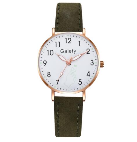 Relojes de mujer Simple Vintage pequeño Reloj correa de cuero Casual deportes Reloj de pulsera vestido relojes de pulsera Reloj mujer 