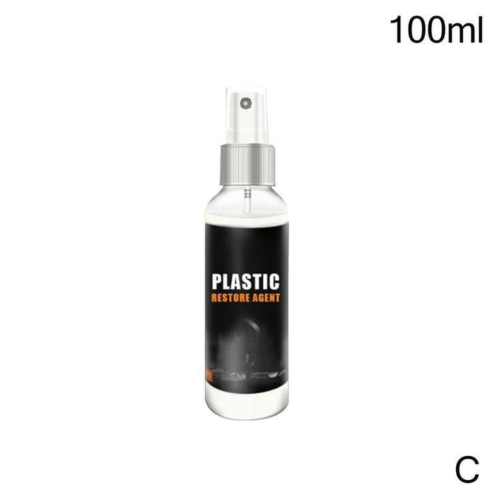 Plastic Parts Retreading Agent Automotive Interior Plastic Part Retreading Coating Paste Maintenance Car Cleaner 30/50/100ml