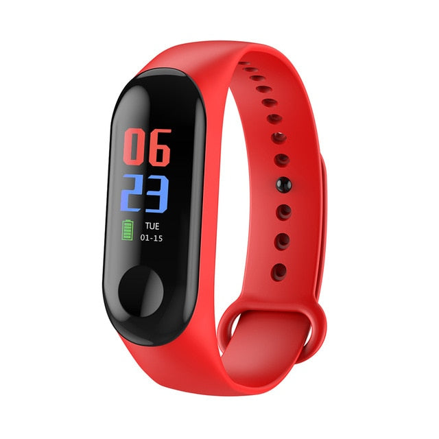 eThings M3 Plus Pantalla IPS a color Pulsera deportiva inteligente IP68 Rastreador de actividad de oxígeno y presión arterial a prueba de agua para hombres y mujeres