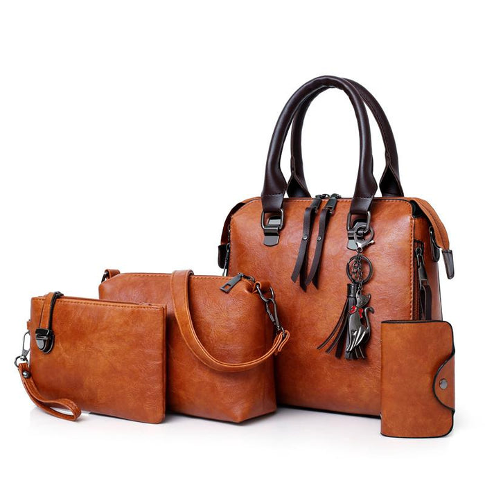 4in1 Designer Leather Handbag