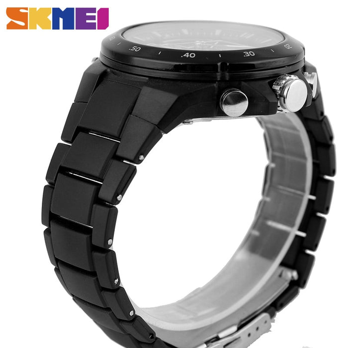 Reloj deportivo SKMEI 1016, reloj despertador informal a la moda para hombre, reloj de pulsera con pantalla Dual militar resistente al agua, reloj Masculino 