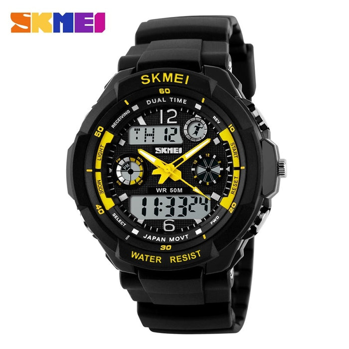 Skmei 1060 Nuevo S Shock Moda Hombres Relojes deportivos Skmei Reloj analógico de cuarzo digital Reloj militar multifuncional Hombres Relogio masculino