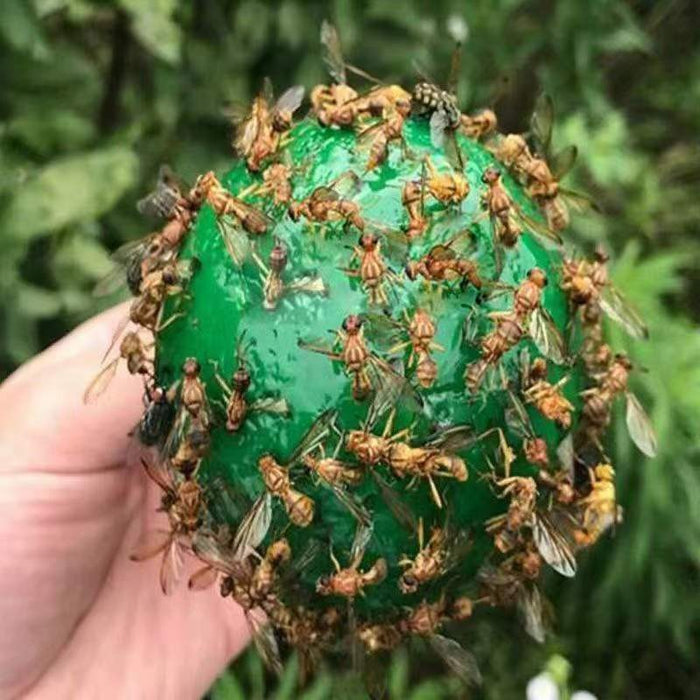 Trampas de bolas para moscas, matamoscas de insectos de 8cm, trampa para moscas de la fruta, trampa colgante reutilizable, repelente de plagas, suministros de jardín