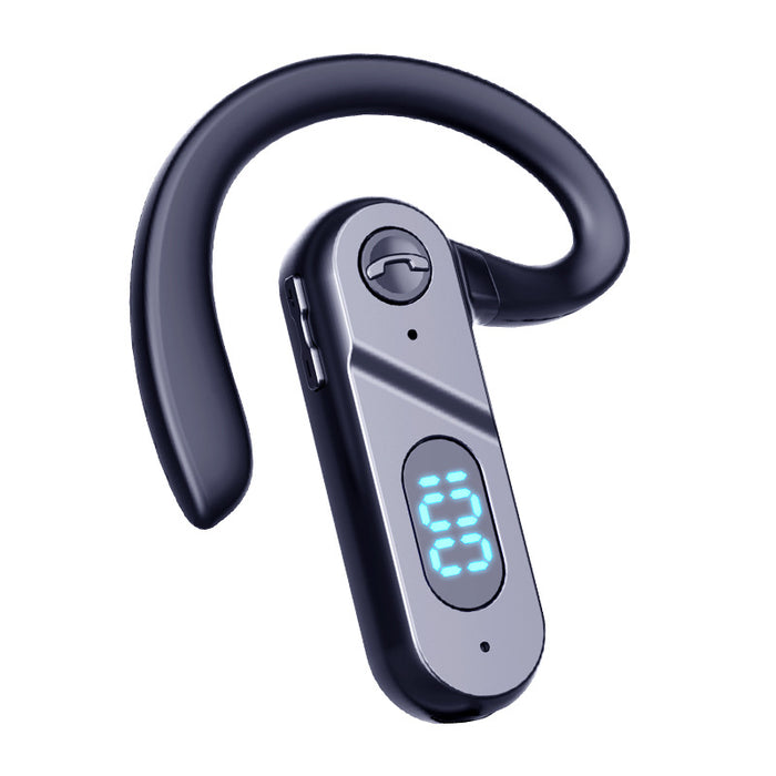 eThings V28 Auriculares Bluetooth montados en la oreja Pantalla digital empresarial 5.2 Deportes Correr Coche al aire libre 