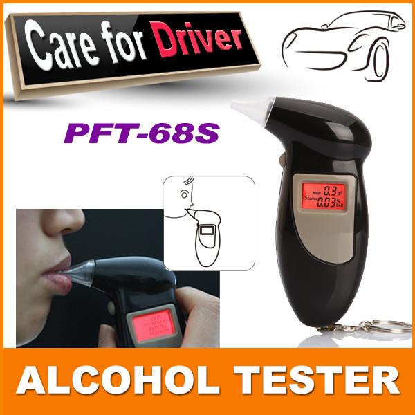 Alcohol Breath Tester Breathalyzer Analyzer Detector Test Keychain Breathalizer Breathalyser DeviceLCD