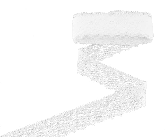 Designer Decorating Embroidered Lace and Trims for Sewing and DIY Craft Projects (10 Yard, Wedding White (1.2" Width)) - eZthings USA WE SORT ALL THE CRAZIEST GADGETS, GIZMOS, TOYS & TECHNOLOGY, SO YOU DON'T HAVE TO.