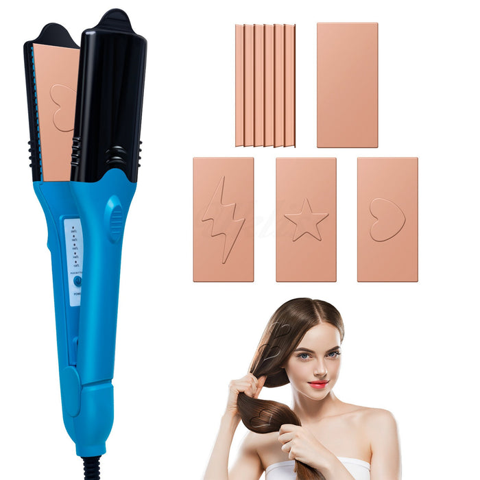 Impresión de cabello en 3D, plancha para el cabello, plancha para alisar el cabello, alisado eléctrico, rizador, impresión, rizador de cabello 3D 