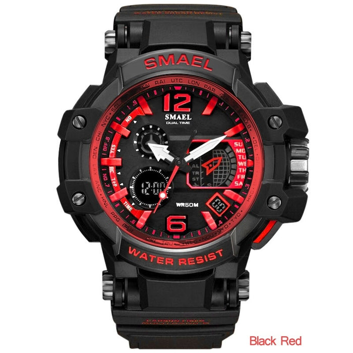 SMAEL 1509 reloj Digital de cuarzo para hombre, relojes deportivos para hombre, reloj de pulsera electrónico militar, reloj impermeable para hombre, relojes Masculino