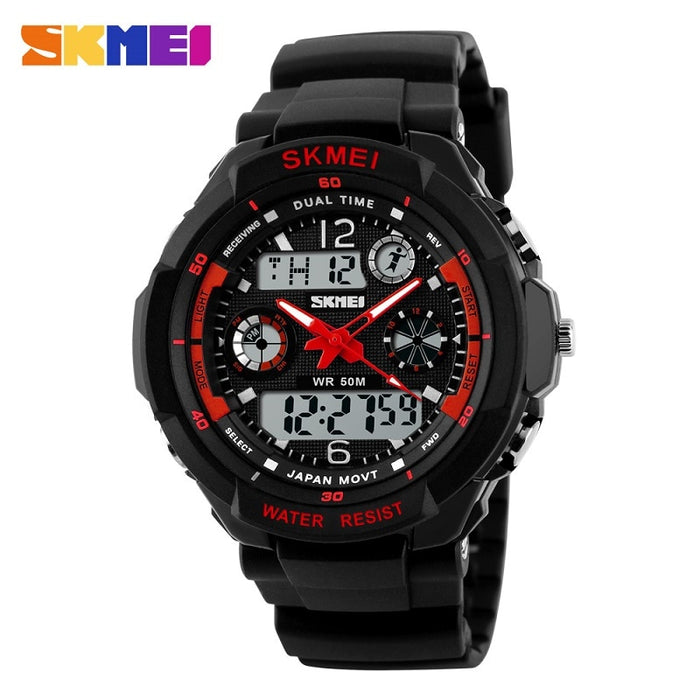 Skmei 1060 Nuevo S Shock Moda Hombres Relojes deportivos Skmei Reloj analógico de cuarzo digital Reloj militar multifuncional Hombres Relogio masculino