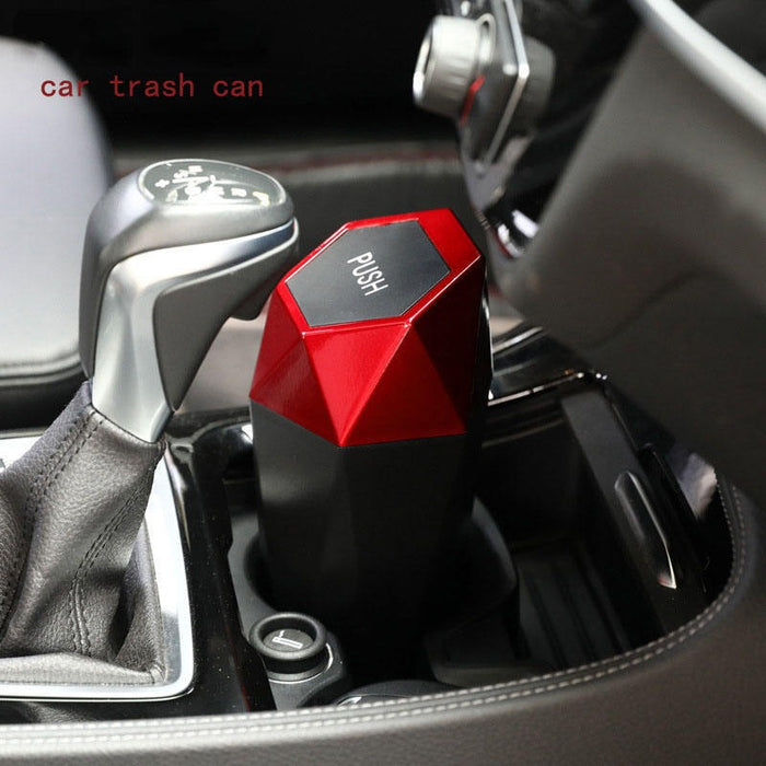 Simple car trash can car door storage box creative desktop storage tube cup holder classification trash can mini