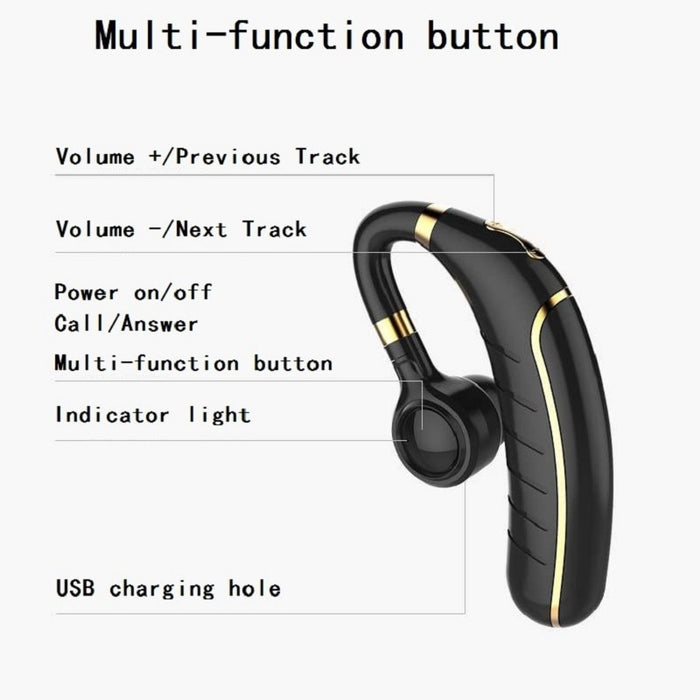 eThings 260mAh Battery Long Standby Wireless Bluetooth Earphone Headphones Earbud with Microphone HD Music Headsets for IPhone Xiaomi