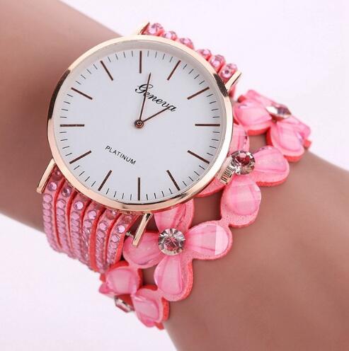 Reloj de pulsera para mujer Reloj de pulsera con diamantes de cristal