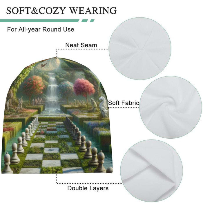 The sophistication of the Garden of Chess Fan Club Full print Pullover cap