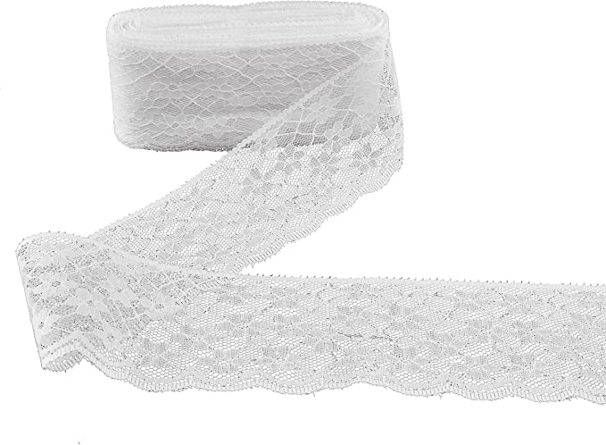 Designer Decorating Embroidered Lace and Trims for Sewing and DIY Craft Projects (10 Yard, Wedding White (2" Width))     eZthings® Designer Decorating Embroidered Lace and Trims for Sewing and DIY Craft Projects (10 Yard, Wedding White (2&#34; Width)) - eZthings USA WE SORT ALL THE CRAZIEST GADGETS, GIZMOS, TOYS & TECHNOLOGY, SO YOU DON'T HAVE TO.