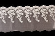 Cotton Lace Embroidery Wedding Fabric Trim for DIY Decorating, Floral Designing and Crafts (3 Yard, White (Width:6.3")) - eZthings USA WE SORT ALL THE CRAZIEST GADGETS, GIZMOS, TOYS & TECHNOLOGY, SO YOU DON'T HAVE TO.