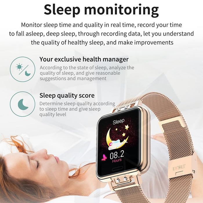 eThings New Smart Watch Women Heart Rate Women Menstrual Cycle Multifunction Ladies Smartwatch Fitness Tracker For Android IOS - eZthings USA WE SORT ALL THE CRAZIEST GADGETS, GIZMOS, TOYS & TECHNOLOGY, SO YOU DON'T HAVE TO.