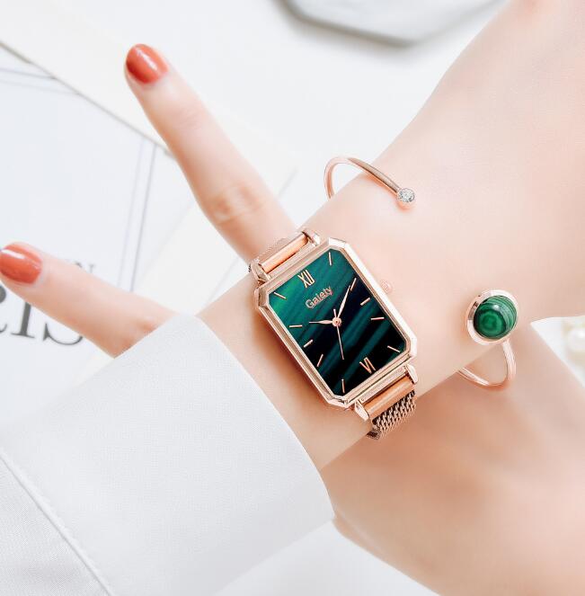 Reloj de pulsera para mujer con diamantes de imitación, romántico, cielo estrellado 