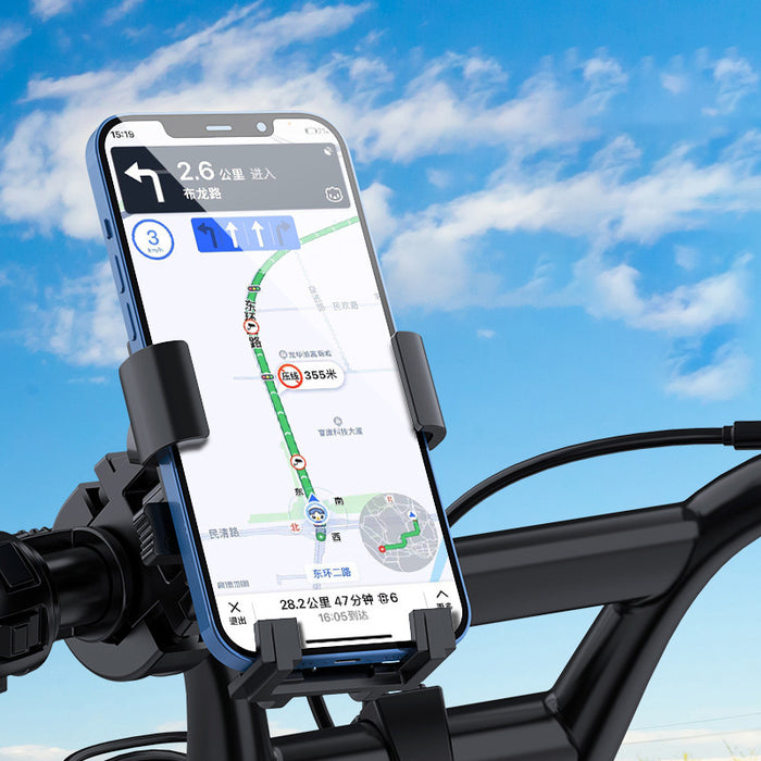 eThings New Electric Vehicle Mobile Phone Bracket Anti-Drop Anti-Vibration Bicycle Motorcycle Mobile Phone Bracket - eZthings USA WE SORT ALL THE CRAZIEST GADGETS, GIZMOS, TOYS & TECHNOLOGY, SO YOU DON'T HAVE TO.