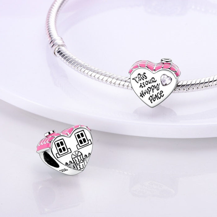 family and friendship series love bead pendant DIY Pan Jiazhu