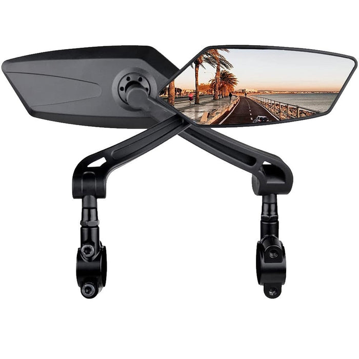 Rearview mirror electric car flat mirror 360 degree adjustable reflector reversing mirror riding accessories