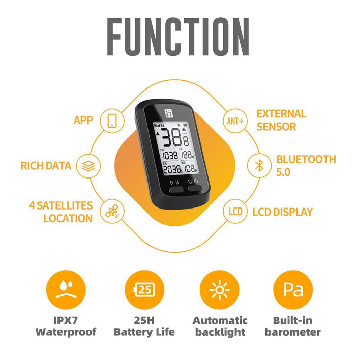 eThings Walker XOSS G+ Cycling GPS Computer Small G Bicycle GPS Code Table Speedometer - eZthings USA WE SORT ALL THE CRAZIEST GADGETS, GIZMOS, TOYS & TECHNOLOGY, SO YOU DON'T HAVE TO.