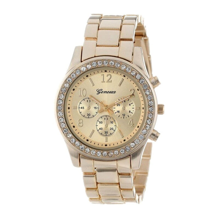 new geneva classic luxury rhinestone watch women watches fashion ladies women clock Reloj Mujer Relogio Feminino Ladies watch