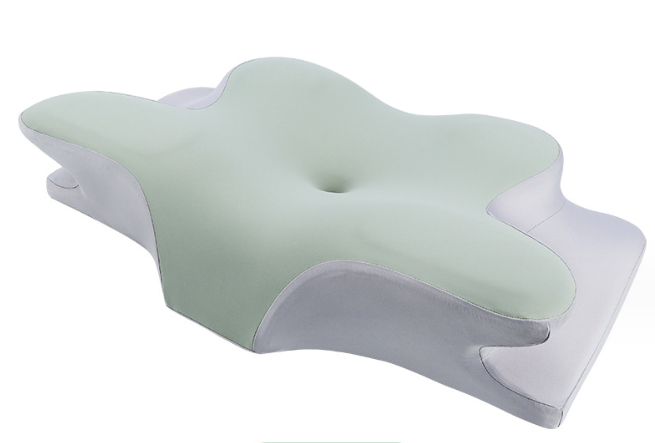 Almohada Cervical ergonómica para dormir, almohadas de soporte ortopédico, almohada de espuma con memoria para el dolor de cuello, contorno inodoro