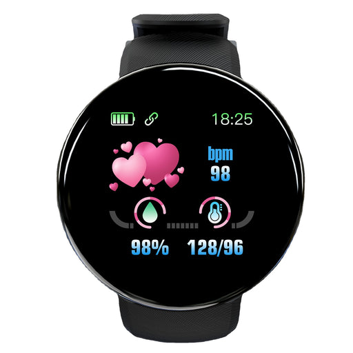 eThings D18 Smart Bracelet Color Round Screen Heart Rate Blood Pressure Sleep Monitoring Pedometer Sports Encyclopedia Star Smart Watch - eZthings USA WE SORT ALL THE CRAZIEST GADGETS, GIZMOS, TOYS & TECHNOLOGY, SO YOU DON'T HAVE TO.