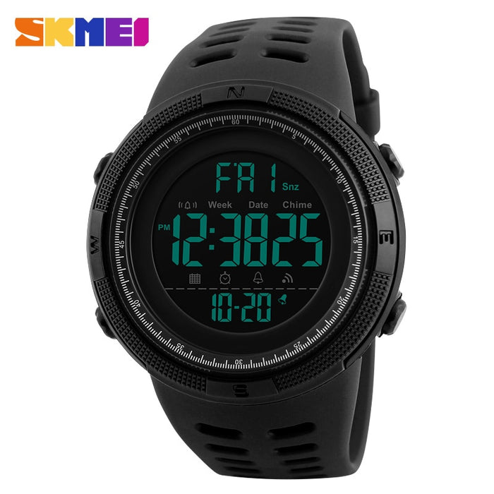 Mens Sports Watches Dive 50m Digital LED Military Watch Men Fashion Casual Electronics Wristwatches